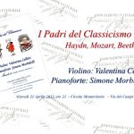 I Padri del Classicismo -21/04/2022